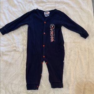 UVA Navy and Orange Kids one piece